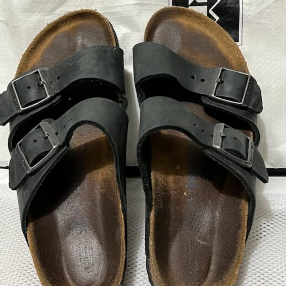 Black Arizona Birkenstock 36